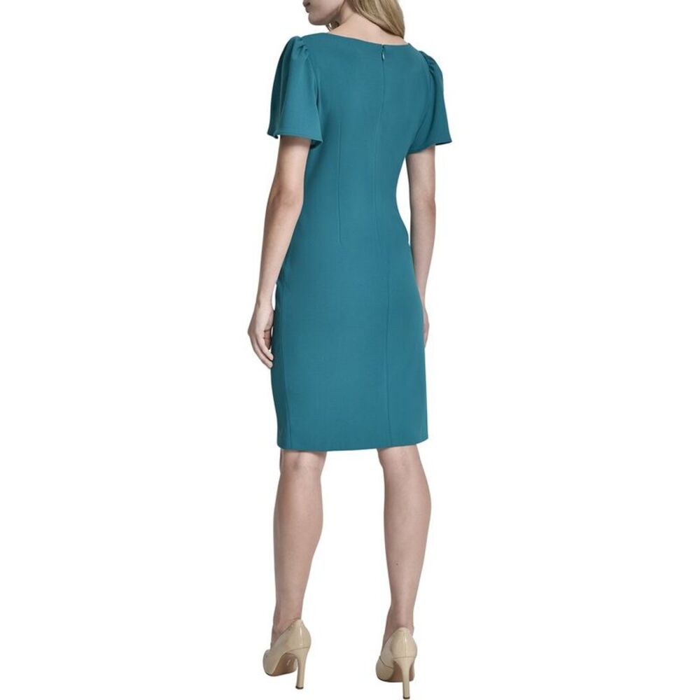 Dkny Womens Sheath Dress, Green - Picture 2 of 5